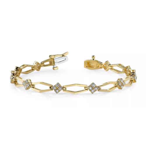 S. Kashi Yellow Gold Diamond Bracelet (B0041A-1.75MYG)