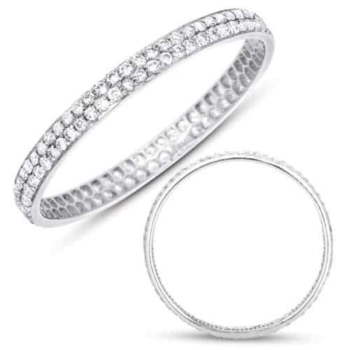 S. Kashi White Gold Pave Band (D4228-7WG)