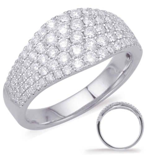 S. Kashi White Gold Diamond Fashion Ring (D4585WG)