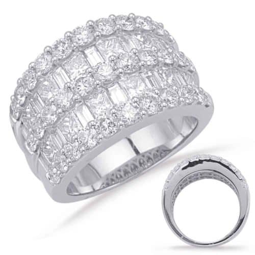 S. Kashi White Gold Diamond Fashion Ring (D4629WG)