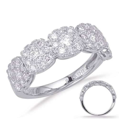 S. Kashi White Gold Diamond Fashion Ring (D4635WG)