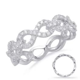 S. Kashi White Gold Diamond Fashion Ring (D4656WG)