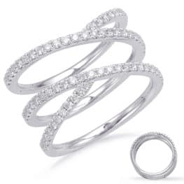 S. Kashi White Gold Diamond Fashion Ring (D4663WG)