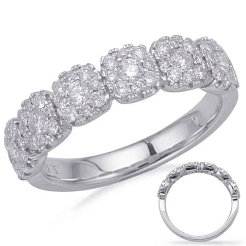 S. Kashi White Gold Diamond Fashion Ring (D4684WG)