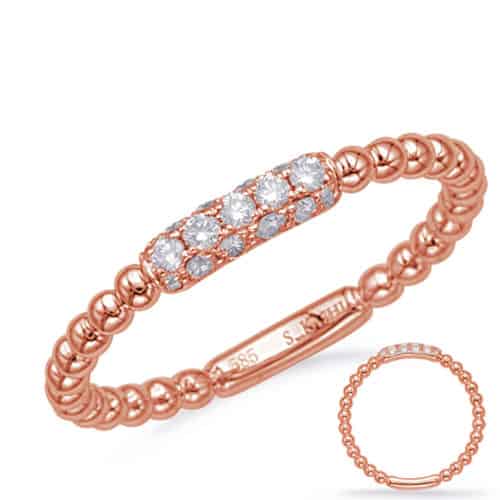 S. Kashi Rose Gold Diamond Fashion Ring (D4721RG)