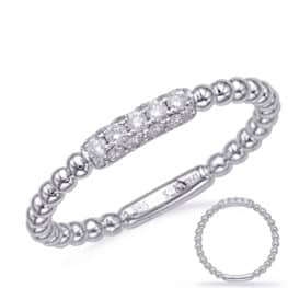 S. Kashi White Gold Diamond Fashion Ring (D4721WG)