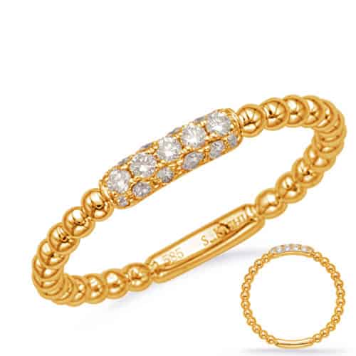 S. Kashi Yellow Gold Diamond Fashion Ring (D4721YG)