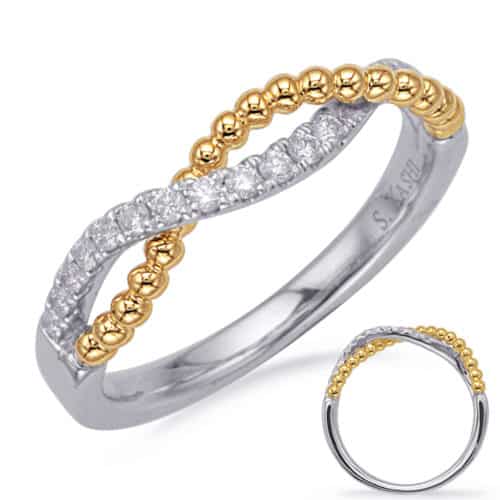 S. Kashi Yellow & White Gold Diamond Fashion Ring (D4722YW)
