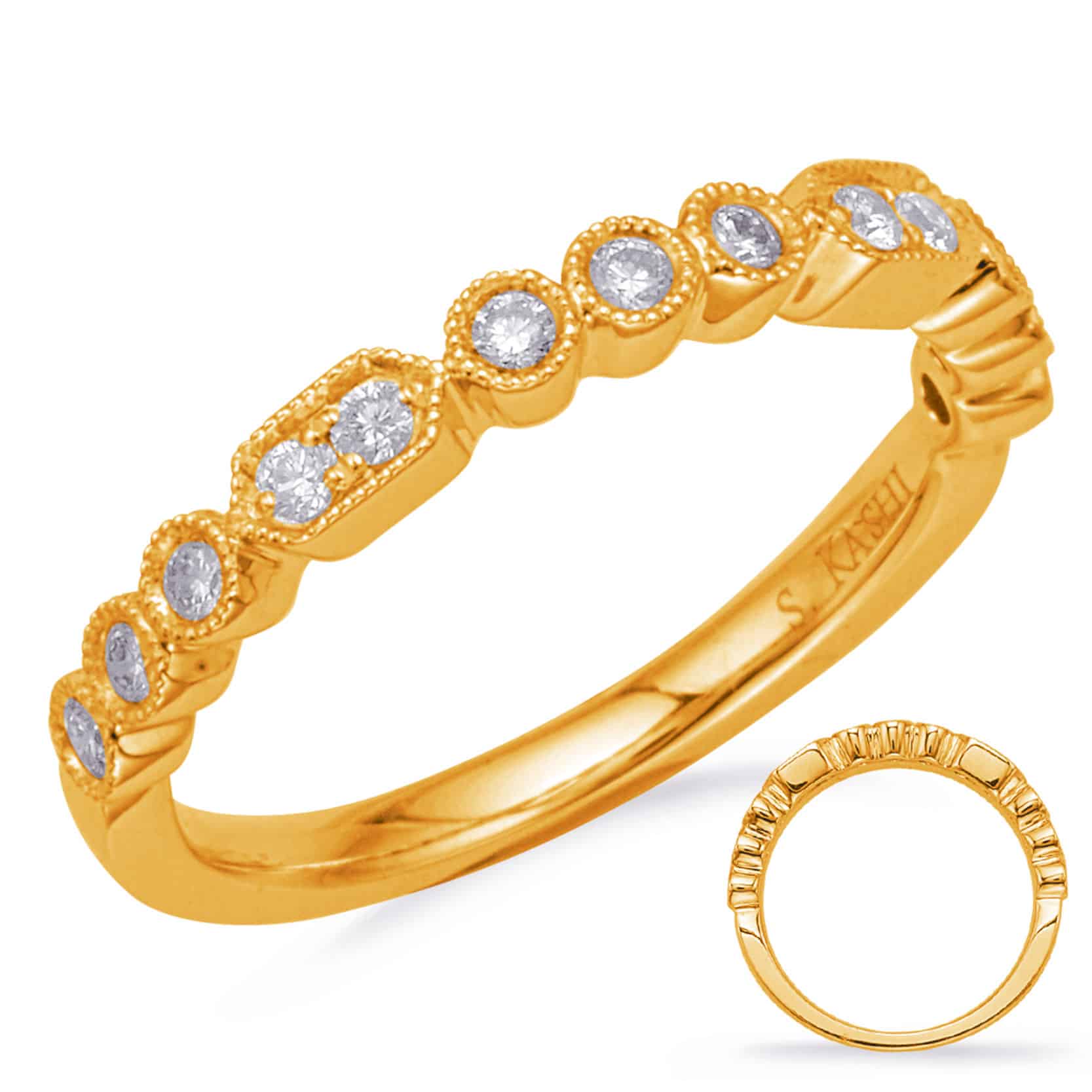 S. Kashi Yellow Gold Diamond Fashion Ring (D4723YG) Michael Herr