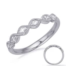 S. Kashi White Gold Diamond Fashion Ring (D4733WG)