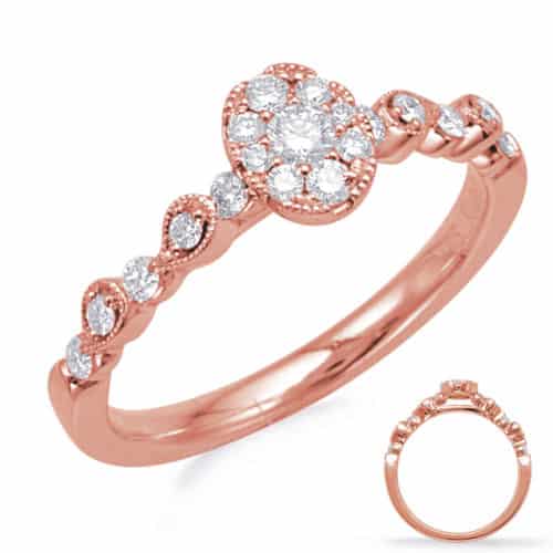 S. Kashi Rose Gold Diamond Fashion Ring (D4738RG)