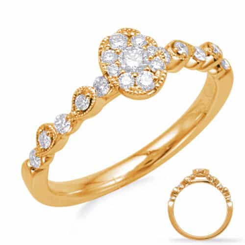 S. Kashi Yellow Gold Diamond Fashion Ring (D4738YG)