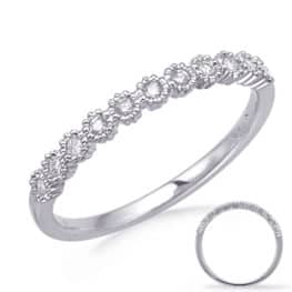 S. Kashi White Gold Stackable Band (D4743WG)