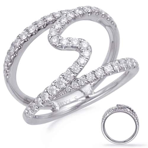 S. Kashi White Gold Diamond Fashion Ring (D4746WG)