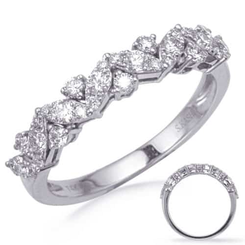 S. Kashi White Gold Diamond Fashion Ring (D4747WG)