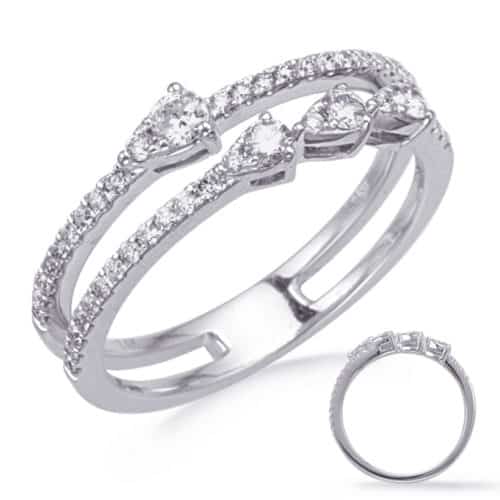S. Kashi White Gold Diamond Fashion Ring (D4752WG)
