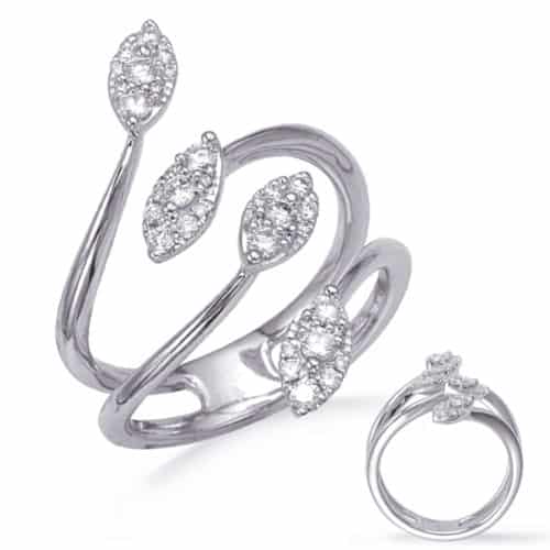S. Kashi White Gold Diamond Fashion Ring (D4761WG)