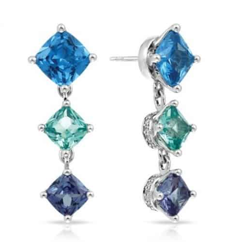 Belle etoile Destiny Blue Earrings