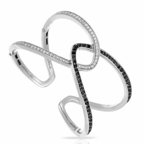 Belle etoile Duet Black & White Bangle