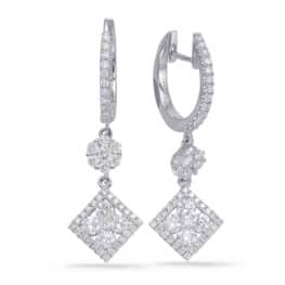 S. Kashi White Gold Diamond Earring (E7997WG)