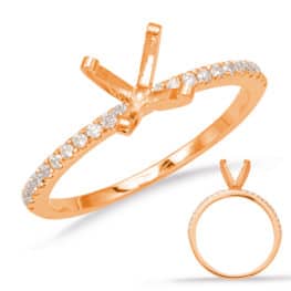 S. Kashi Rose Gold Engagement Ring (EN1705RG)