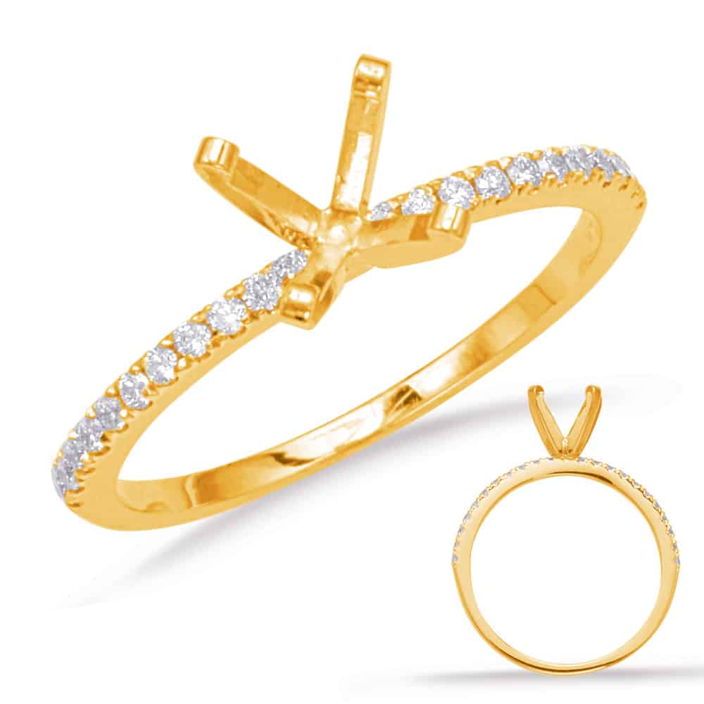 Kashi Rind S. Kashi Yellow Gold Engagement Ring (EN1705YG) - Michael Herr Diamonds ...