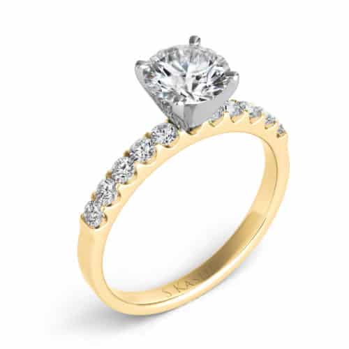 S. Kashi Yellow Gold Engagement Ring (EN6708YG)