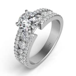 S. Kashi White Gold Engagement Ring (EN7008WG)