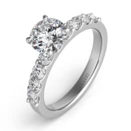 S. Kashi White Gold Engagement Ring (EN7164WG)