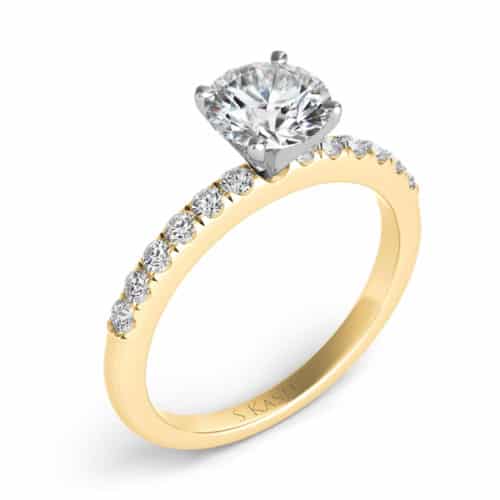 S. Kashi Yellow Gold Engagement Ring (EN7195YG)