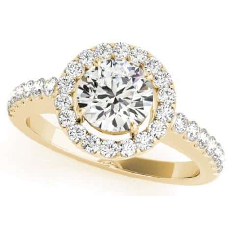 S. Kashi Yellow Gold Engagement Ring (EN7281-50YG)