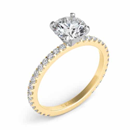 S. Kashi Yellow Gold Engagement Ring (EN7285YG)