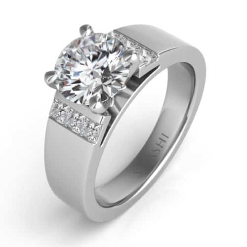 S. Kashi White Gold Engagement Ring (EN7422WG)