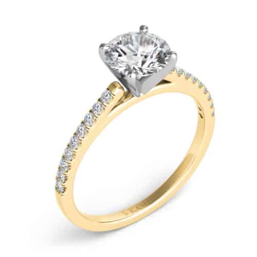 S. Kashi Yellow Gold Engagement Ring (EN7442YG)