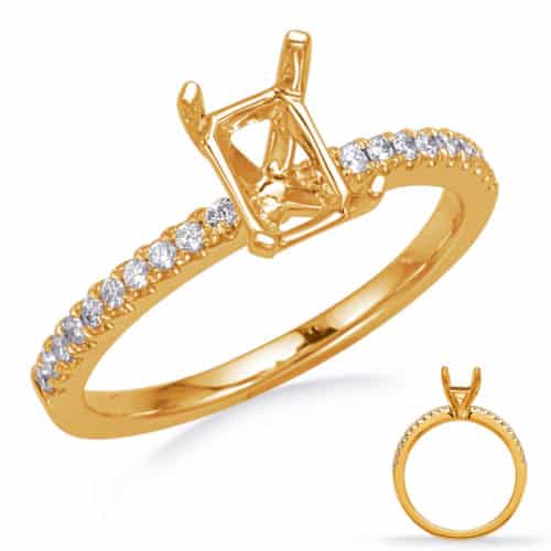 S. Kashi White Gold Engagement Ring (EN7470-8X6MECYG)