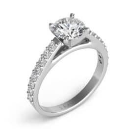 S. Kashi White Gold Engagement Ring (EN7476WG)