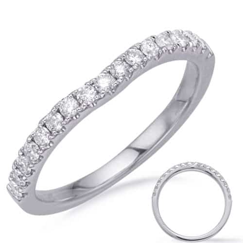 S. Kashi White Gold Wedding Band (EN7550-BWG)