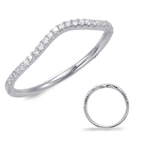 S. Kashi White Gold Wedding Band (EN7592-BWG)