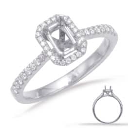 S. Kashi White Gold Engagement Ring (EN7598-7X5MWG)