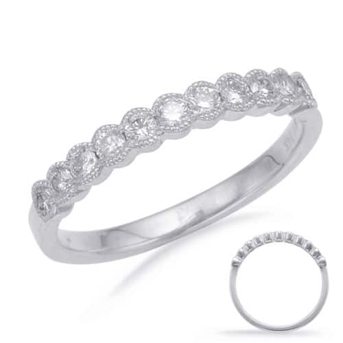 S. Kashi White Gold Wedding Band (EN7668-B10WG)