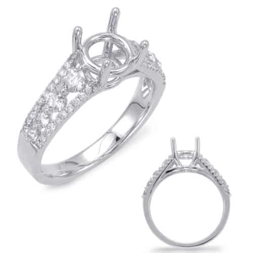 S. Kashi White Gold Engagement Ring (EN7681-1WG)