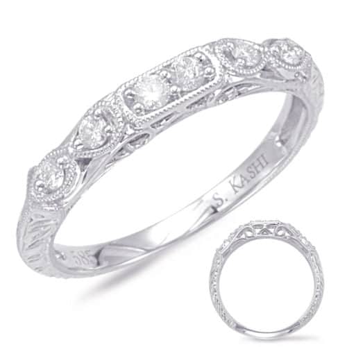 S. Kashi White Gold Matching Band (EN7775-B10WG)