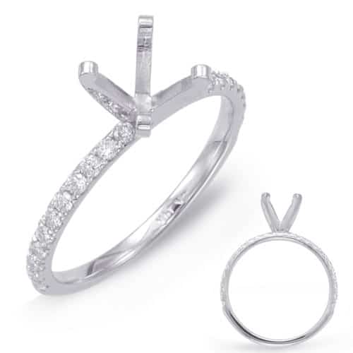 S. Kashi White Gold Engagement Ring (EN7785WG)