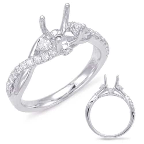 S. Kashi White Gold Engagement Ring (EN7831-75WG)