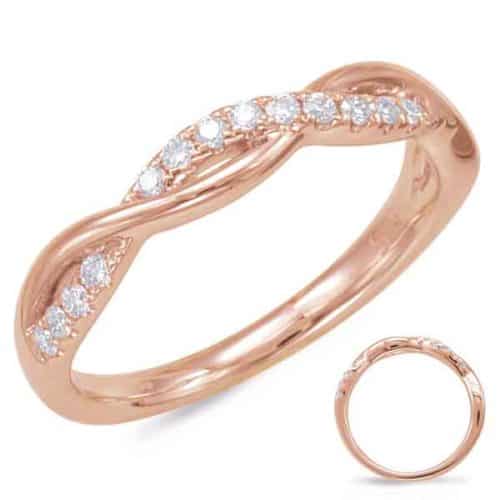 S. Kashi Rose Gold Matching Band (EN7831-B10RG)