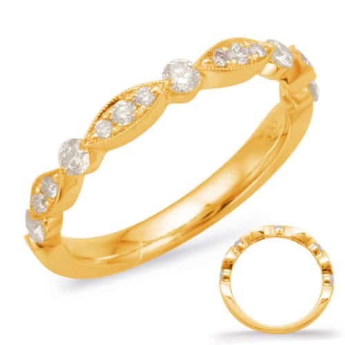 S. Kashi Yellow Gold Matching Band (EN7866-B10YG)