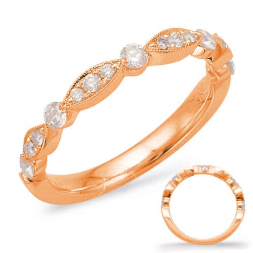 S. Kashi Rose Gold Matching Band (EN7866-B75RG)