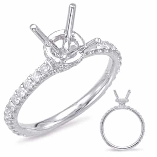 S. Kashi White Gold Engagement Ring (EN7918-125WG)