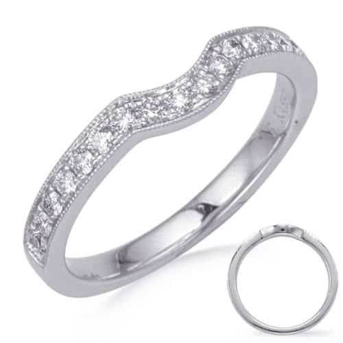 S. Kashi White Gold Wedding Band (EN7947-B10WG)