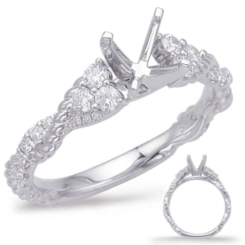 S. Kashi White Gold Engagement Ring (EN7969-75WG)